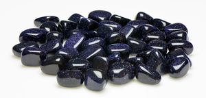 Piedras caídas de piedra dorada azul de alta calidad, venta al por mayor, piedras de cristal de arenisca azul, piedras de caída de Sitara de Sol Azul pulido - Product Image 4