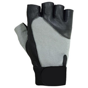 Guantes de gimnasio unisex de medio dedo Guantes de entrenamiento de cuero transpirable para deportes y levantamiento de pesas - Product Image 2
