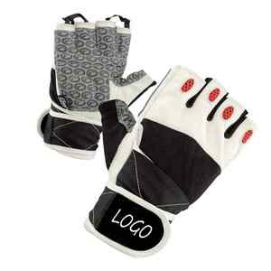 Gants d'haltérophilie d'entraînement de gymnastique en cuir confortables pour les gants d'haltérophilie de sport de combat de récepteur de Football - Product Image 3