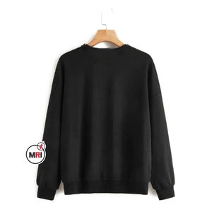 Sudadera con capucha unisex de gran tamaño, 100% de algodón, venta al por mayor, jersey de cuello redondo con estampado de logotipo personalizado, sudaderas en blanco para hombres, estilo sólido de invierno - Product Image 2