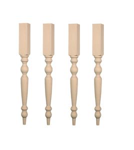 ตู้ครัวไม้เนื้อแข็งแบบพรีเมี่ยมเสาเกาะตกแต่งขาเฟอร์นิเจอร์แบบกำหนดเองสำหรับโต๊ะและตู้ขาเสาเสา - Product Image 3