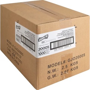 จี๋อแท้, GJO20005, ส้อมห่อแยกชิ้น, 1000 ชิ้น/กล่อง, สีขาว - Product Image 2