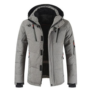 แจ็กเก็ตทรงพองมีฮู้ดสำหรับผู้ชายเสื้อผ้าสำหรับฤดูหนาว - Product Image 4