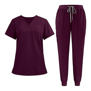 Nuevo estilo Doctor Scrubs Sets | Poliéster/Algodón de calidad superior de secado rápido Transpirable Uso hospitalario MOQ bajo Ajuste cónico - Product Image 1