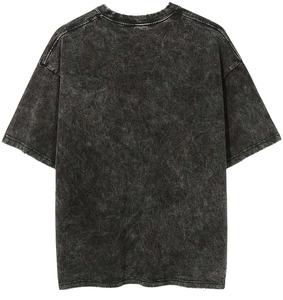 T-shirts délavés coupe classique pour hommes, col rond personnalisé, 100 % coton, tricotés de haute qualité, sans manches, écologiques, vente en gros 2026 - Product Image 2
