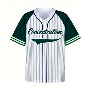 Custom Logo Sportswear Sublimation Quick Dry Breathable 100% Polyester V-neck Men's Baseball Jerseys Digital Print Custom Team - Product Image 2