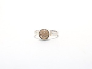 ทำด้วยมือ925แข็งแหวนเงินสเตอร์ลิงอัญมณีควอตซ์สโมควอตซ์ธรรมชาติที่สวยงามการออกแบบที่ทันสมัยสำหรับเป็นของขวัญแต่งงานเครื่องประดับที่ดี - Product Image 2