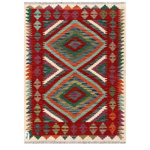 Tapis Kilim d'Afghanistan Maimana 121 X 88 cm Tapis et ensembles traditionnels afghans - Product Image 1