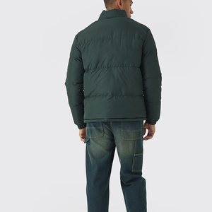 Veste matelassée personnalisée OEM pour hommes, logo personnalisé, veste d'hiver décontractée pour hommes avec poches en plusieurs couleurs - Product Image 2