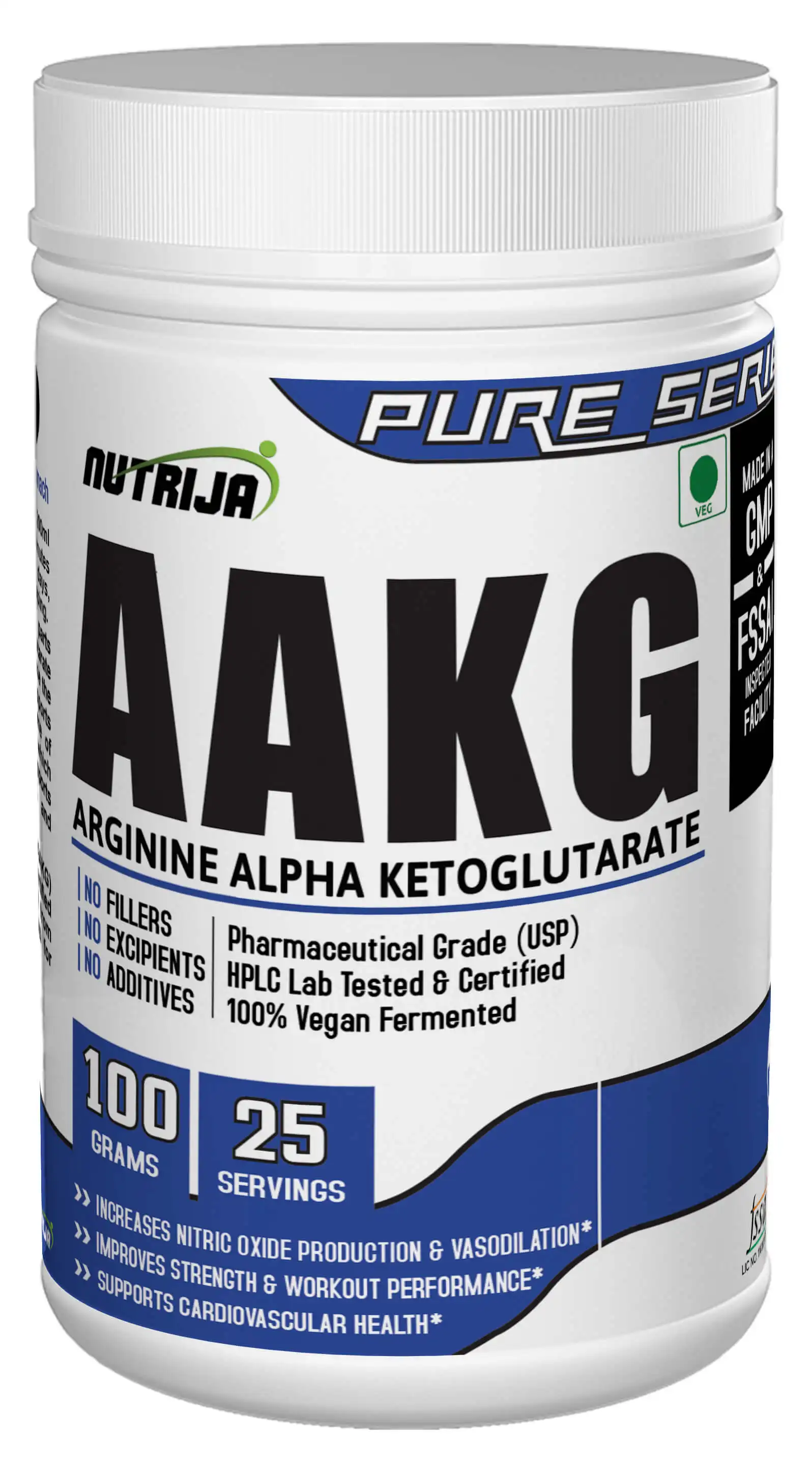AAKG-аргинин альфа-кетоглутарат для силы и сосудистой системы-100 грамм