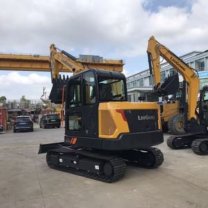 Mini-excavatrice sur chenilles LIUGONG 906F 6 tonnes, nouvelle pelle hydraulique avec moteur Yanmar, modèle 2026, neuve, zéro recul, en stock. - Product Image 4