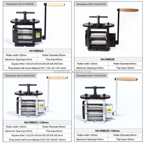 Laminadora <span class=keywords><strong>de</strong></span> Joyería Plana y Ancha Boasta HH-RM01B, Rodillo <span class=keywords><strong>de</strong></span> 110*55 mm, <span class=keywords><strong>Prensa</strong></span> Manual para Láminas <span class=keywords><strong>de</strong></span> Metal para Talleres <span class=keywords><strong>de</strong></span> Fabricación <span class=keywords><strong>de</strong></span> Alambre <span class=keywords><strong>de</strong></span> Joyería - Product Image 4