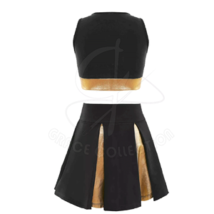 Uniformes de pom-pom girl de compétition pour ensembles de pom-pom girl de couleur personnalisée fabriqués au Pakistan - Product Image 3