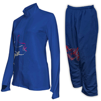 Veste et pantalon d'échauffement personnalisés pour équipes, compétition, entraînement de gymnastique pour femmes adultes, entraînement de cheerleading et de danse