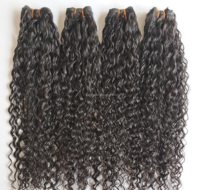 Cheveux bruts indiens Inde, vente en gros 100% paquets de cheveux bouclés humains bruts extension de cheveux vierges naturels rebondissants birmans bouclés cheveux bruts - Product Image 3