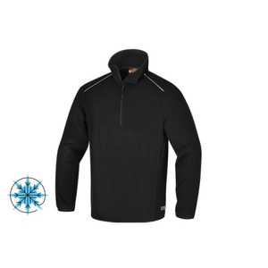 Manteau en micropile pour garçons avec fermeture éclair courte, vêtement d'extérieur confortable - Product Image 1