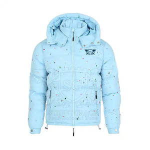 Meilleures ventes de veste d'hiver en polaire pour hommes, logo personnalisé, nouveau design avec fonction légère à capuche en tissu polaire chauffant coupe-vent - Product Image 1