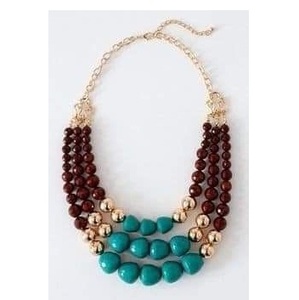 สร้อยคอลูกปัดแองเจิลเครื่องประดับแฮนด์เมดดีไซน์หนา - Product Image 2