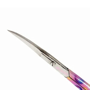 Ciseaux d'outils de manucure avec logo personnalisé gratuit Ciseaux de beauté en acier inoxydable avec coupe-ongles à lame droite et tranchante - Product Image 6