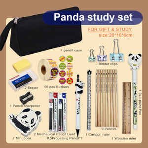 Set <span class=keywords><strong>di</strong></span> Matite Artistiche Elegante Kit da <span class=keywords><strong>Disegno</strong></span> <span class=keywords><strong>Panda</strong></span> 5-in-1 Astuccio con Matite Colorate Set Regalo Conforme a CE/EN71 - Product Image 3