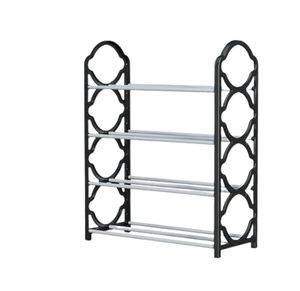 Revistero de metal portátil tipo pie al por mayor estante de metal de diseño de dos niveles para uso en tienda y Biblioteca - Product Image 6