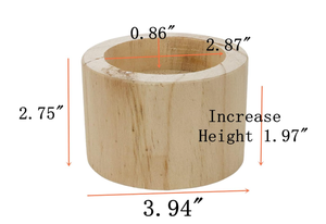 Supports d'affichage de piédestal en laiton vintage Shabby en bois blanchi à la chaux pour la cuisine salon garde-robe affichage des aliments - Product Image 4