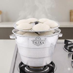 Fabricante Indio de Máquinas para Hacer Idli de Aluminio, Máquina para Hacer Cuatro Platos, Máquina para Hacer Dhokla, para Uso Comercial y Doméstico - Product Image 2