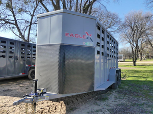 Remorques pour bétail compactes, durables, de haute sécurité, neuves et d'occasion, 6,8x16, garantie 1 an, France, petites exploitations agricoles, transport de bétail - Product Image 6