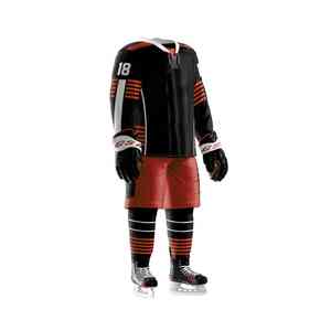 ชุดเครื่องแบบฮ็อกกี้น้ำแข็งระเหิดแบบกำหนดเองระบายอากาศได้ดีแห้งเร็วน้ำหนักเบาเหมาะสำหรับฝึกซ้อมแบบทีมลีก100% - Product Image 2