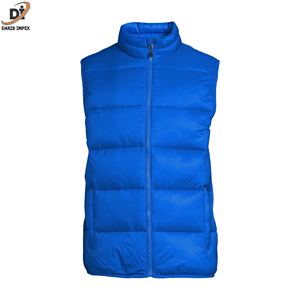 Gilet matelassé d'hiver de haute qualité pour hommes, gilet à bulles longues sur mesure, vêtements d'extérieur en polyester respirant - Product Image 6