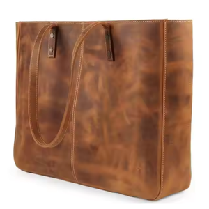 Premium Handcrafted Grain Leather Tote <b>Bag</b> for <b>Women</b> Large Capacity Everyday Carryall - Product Image 1