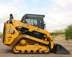 รถตักล้อยางแบบตีนตะขาบ CAT สีเหลือง ดีไซน์ใหม่ คุณภาพสูง พร้อมบุ้งกี๋ สำหรับงานก่อสร้างและงานเกษตร - Product Image 4
