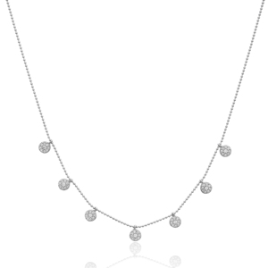 Minimaliste Ronde Conception Turc Gros Handcrafted Argent Zircon Pierre Collier 925 Sterling Argent Shaker Pendentif - Product Image 1