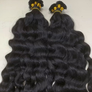 Extensions de cheveux humains bruts 100% Remy non traités, provenant d'un seul donneur, tissage de cheveux à double trame, bouclés indiens, MX Hair, 90-100g - Product Image 5