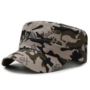 Gorra de béisbol clásica ajustable Gorra plana deportiva con diseño de camuflaje Sombrero de sombrilla de moda para hombres Mujeres para deportes al aire libre - Product Image 4