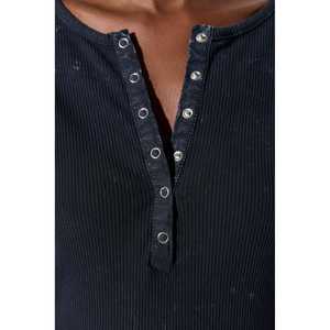 Chemise à manches longues pour femmes, haut en popeline à fleurs et à rayures, décontracté et formel, avec broderie en dentelle, col montant, taille XL, coupe ample - Product Image 5