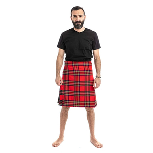 Hommes de haute qualité Tartan Kilts New Summer Fashion Pants pour adultes Différentes couleurs-Acrylique Laine Coton Polyester - Product Image 5