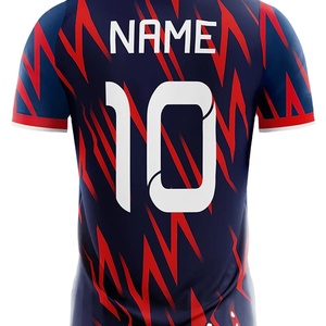 Camisetas de Fútbol Personalizadas con Transferencia Térmica, Transpirables, 100% Poliéster, con Logotipo Frontal, Manga Corta, para Hombre, Uniformes de Fútbol - Product Image 6