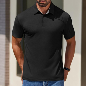 2025 nuevo diseño para hombres para Polos de lona transpirable de alta calidad hecho en Pakistán bajo MOQ patrón sólido - Product Image 2