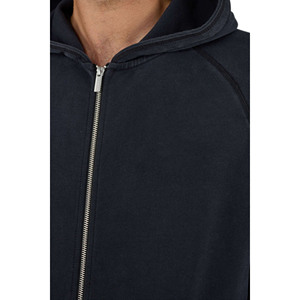 Sweat à capuche zippé de haute qualité pour hommes 420 Gsm poids lourd goutte épaule sweat à capuche zippé broderie personnalisée - Product Image 4