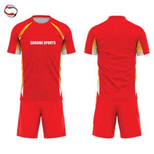 Custom Football Uniform for <b>Clubs</b> Teams Heat-Transfer Printed Soccer Kit Breathable Spandex/Polyester Jersey Set with Team Logo - Product Image 6