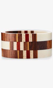 Brazalete y pulsera de madera de diseño de madera, pulseras de madera de tamaño personalizado, brazalete hecho a mano con flores, brazalete de madera - Product Image 2