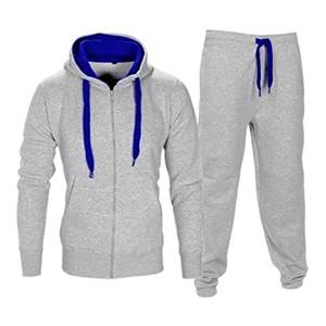 Chándales personalizados de calidad superior, chándales transpirables para hombre, 2 piezas, cremallera completa, gimnasio atlético, Jogging, venta al por mayor, OEM - Product Image 3