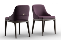 Fauteuil en bois d'intérieur élégant de haute qualité, chaise de loisirs rembourrée, design européen pour chambre à coucher, hôtel, villa, 100% fabriqué en Italie
