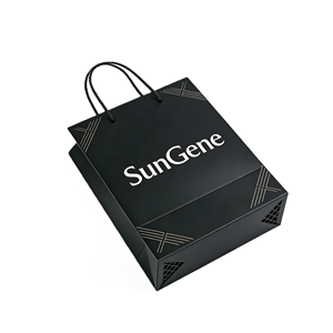 Sac cadeau de luxe en papier kraft écologique avec logo personnalisé et design réutilisable pour emballage de faveurs de mariage et de fête, vente en gros - Product Image 2