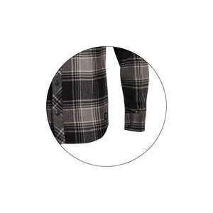 Tendance hommes à manches longues hiver flanelle chemise respirant coton lin broderie Logo fil teint penser vérifier flanelle t-vêtements - Product Image 2