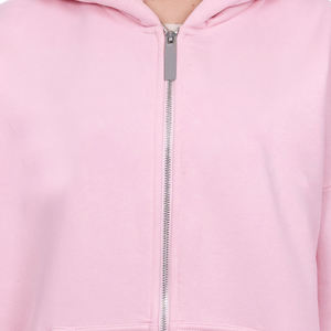 Sweat à capuche surdimensionné pour femme de qualité supérieure 2026, personnalisable, à fermeture éclair, respirant, automne-hiver, grande taille - Product Image 4