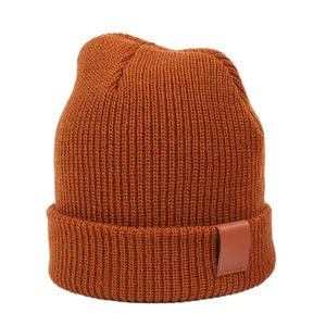 Gorro de Punto para Hombre, Tejido de Algodón Suave, Alta Elasticidad, Ajuste Cómodo, Múltiples Opciones de Color Disponibles para Logotipo Personalizado - Product Image 1