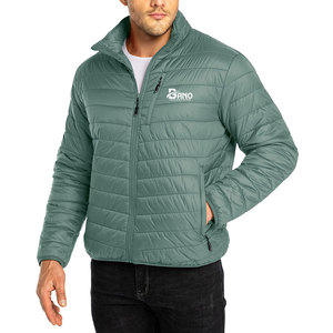 Custom Made Design Your Own Front Logo Men Puffer <b>Jacket</b> High Quality Quick Dry Breathable <b>Lightweight</b> <b>Casual</b> Winter <b>Jacket</b> - Product Image 1