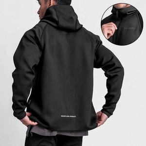 400 Gsm 100% algodón francés Terry gráfico polar Unisex Boxy Full Zip Hoodie Custom Zip Rhinestone Heavyweight Knitted Jersey - Product Image 3